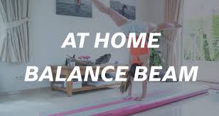 gymnastics balance beam for home