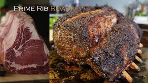 A deep brown crust crackling with salt and fat, sliced open to reveal a juicy pink center that extends from edge to edge. Prime Rib Roast Bruno Albouze Youtube