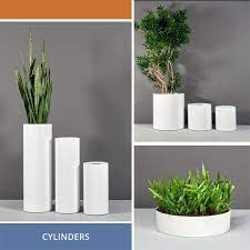 Round Cylinder Planter Collection