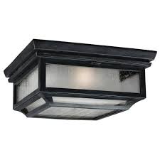 Ip44 Flush Outdoor Ceiling Light With