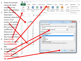 Using Excel To Calculate And Graph Correlation Data