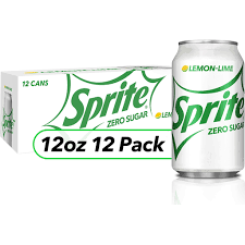 sprite zero sugar fridge pack cans 12