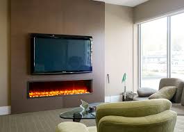 wall mounted fireplaces