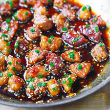 pork belly with honey garlic sauce