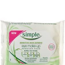 simple eye make up remover pads review