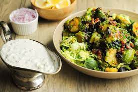 roasted brussel sprout salad with