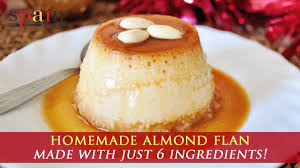 clic spanish almond flan recipe