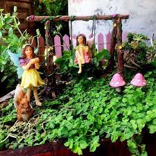 Fairy Garden Swing Set By Pretmanns