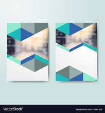 Business Book Cover Design Template In A4 Vector Image