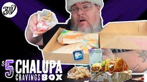 5 chalupa cravings box taco bell