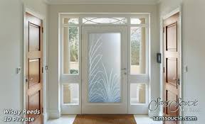 Glass Doors Interior Etched Glass Door