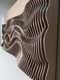 Parametric Wall Art Abstract Wood Wall