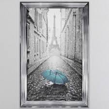the streets of paris framed wall art