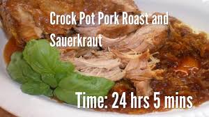 crock pot pork roast and sauer