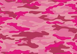 Pink Camouflage Pattern Vector Art