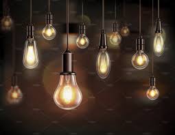 Vintage Light Bulbs Composition Pre Designed Photoshop Graphics Creative Market