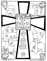 Use the i will follow jesus, our leader coloring page as a fun activity for your next children's sermon. Pin On Coloring Pages