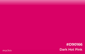 Dark Hot Pink Color Arty