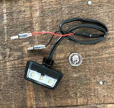 led mini micro number plate light