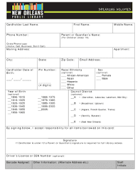 social security card free forms