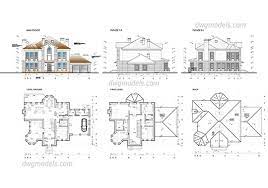 Modern House Autocad Plans Drawings