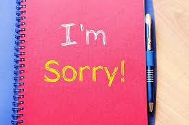 i m sorry write on notebook icon