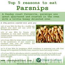 the health benefits of parsnips