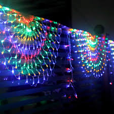Fairy Garland 3m Peacock Mesh Net Led String Lights Outdoor