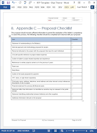 Request For Proposal Rfp Template Ms Word Excel Templates