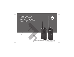Motorola Xu1100 Xtn Series Uhf Operating Instructions