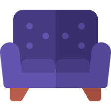 Sofa Basic Rounded Flat Icon