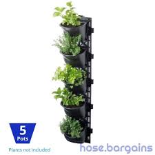 Vertical Garden Kit 5 Pots Green Wall
