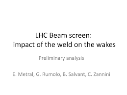 ppt lhc beam screen impact of the