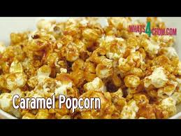 easy caramel popcorn with just 3