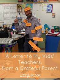 a letter to my children s teachers