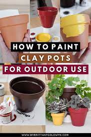 How To Paint Flower Pots For Outdoors