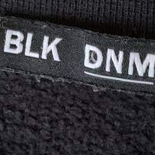 BLK DNM Sweatshirt Mens Small Black Long Sleeve Front Graphic Adult Casual  | eBay