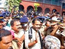 Sabarimala Protests Bjp Leader Surendran Walks Out Of Jail After Bail