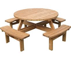 Round Beer Garden Table Seating 8
