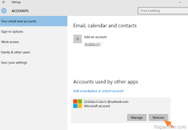 On the settings page, click the accounts option. How To Remove Microsoft Account In Windows 10 8 1 Repair Windows