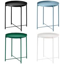 Ikea Gladom Tray Table Round Steel