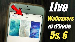 how to get live wallpapers in iphone 6