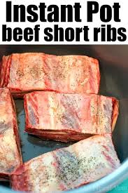 pressure cooker short ribs fresh or