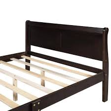 W Espresso Queen Size Wood Platform Bed