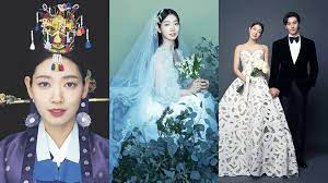 park shin hye s radiant bridal look