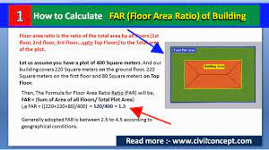far floor area ratio calculator of