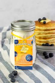 pancake mix in a jar contained cuisine