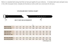 Belt Size Chart Word Pdf Hd Images Free Download