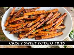 crispy sweet potato fries the secret