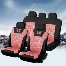 9 Pieces Car Seat Covers Front Rear